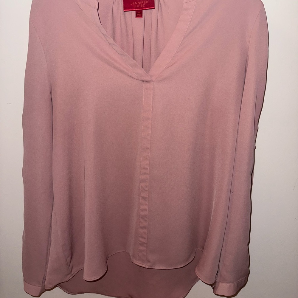 Jennifer Lopez Soft Pink Blouse